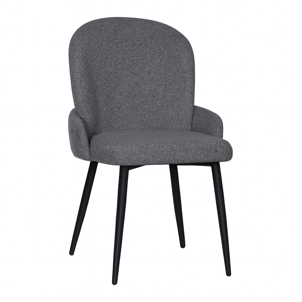 Dining chair Simo Visco/Odessa 620-Conic KD, Dark grey