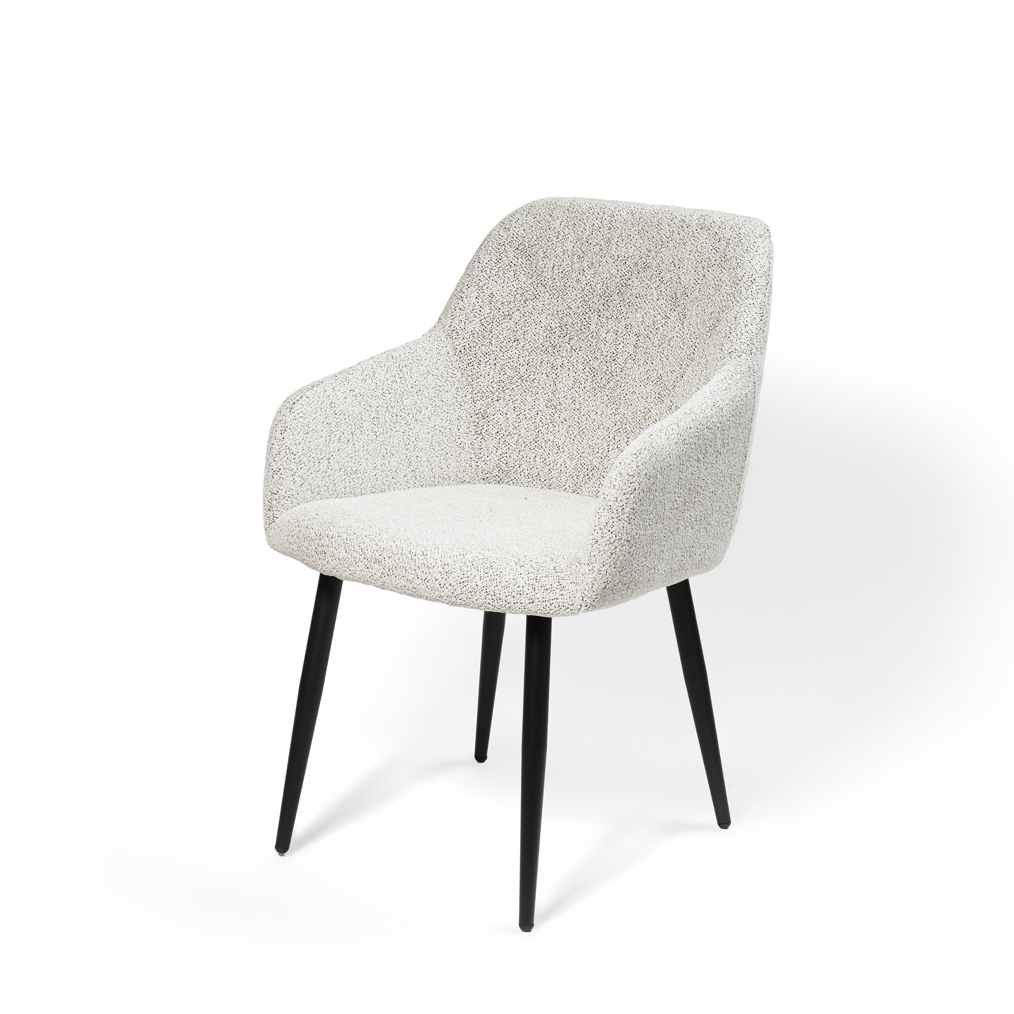 Dining chair Rarra/Odessa 600-Conic KD, Light grey - Image 5