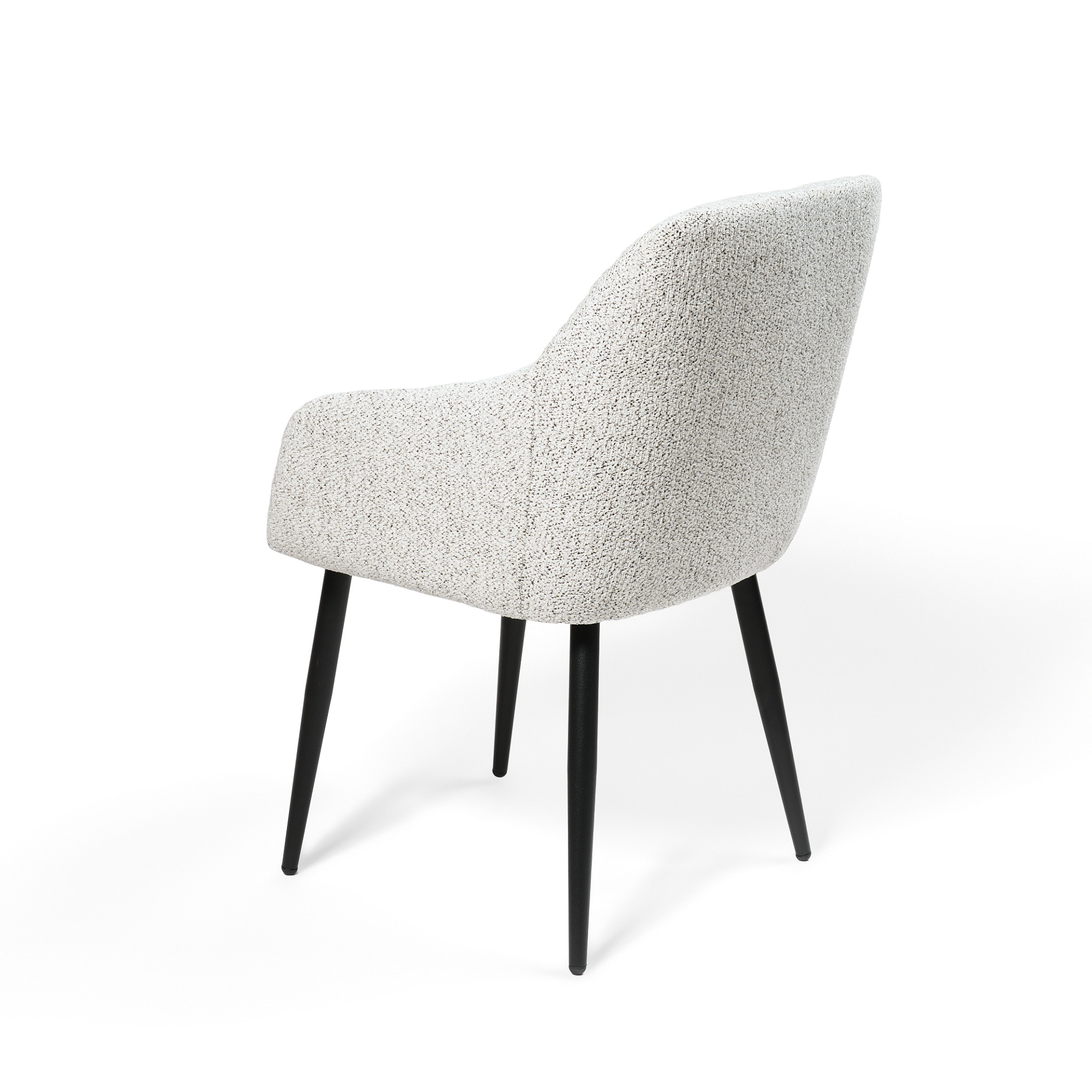 Dining chair Rarra/Odessa 600-Conic KD, Light grey - Image 2