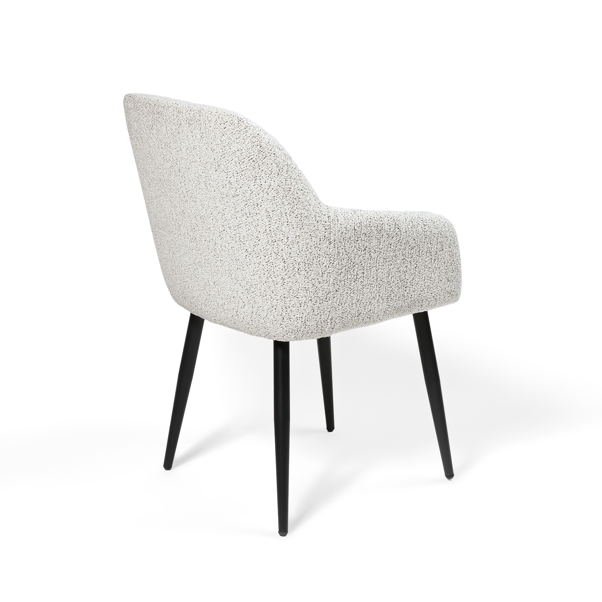 Dining chair Rarra/Odessa 600-Conic KD, Light grey - Image 6