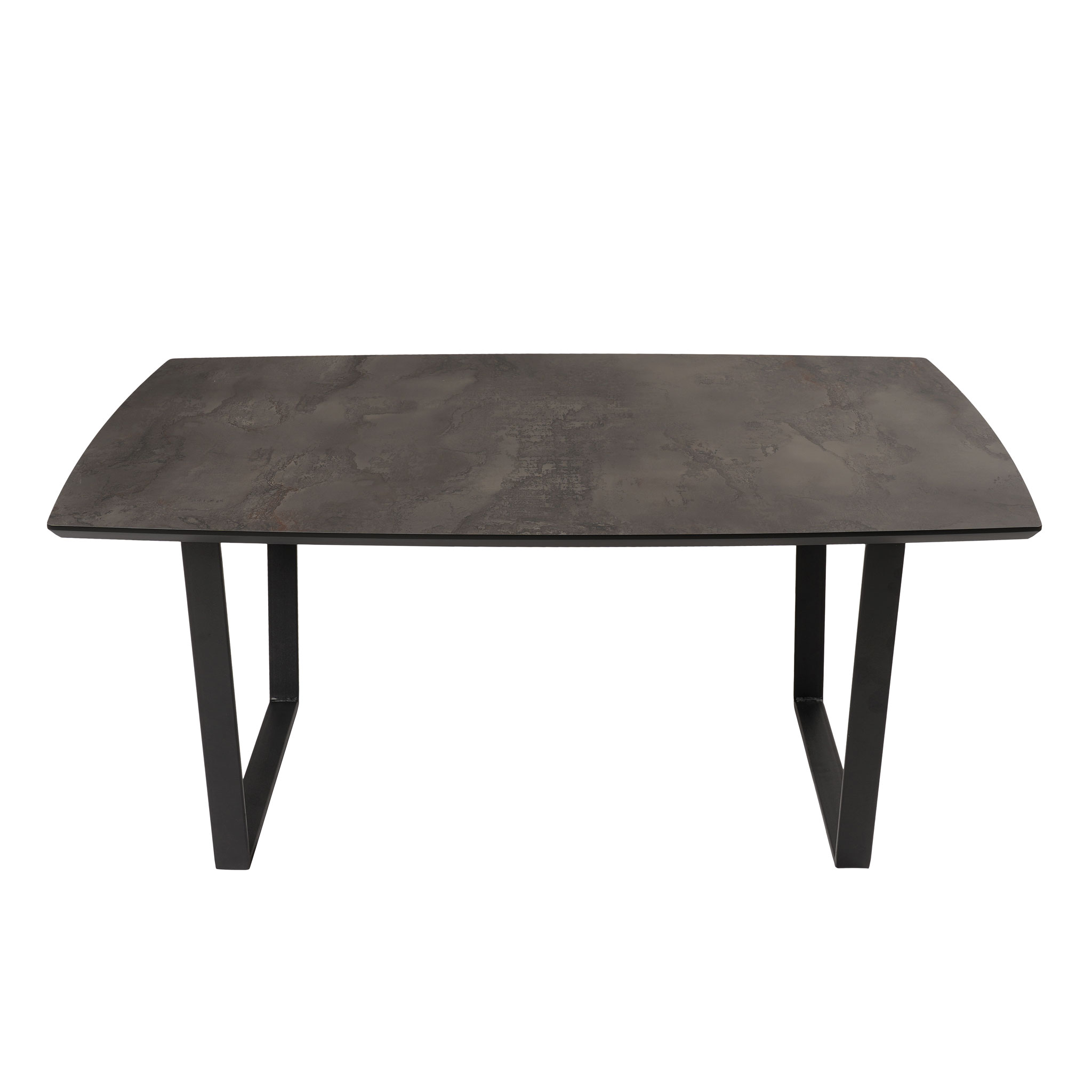 Dallas Table 103 / Irony Super Matt, Gray (Marble Pattern) - Image 2