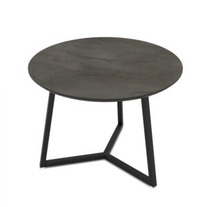 Table Klint 60 / Irony Super Matt, Gray (Marble Pattern)