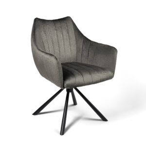 Dining Chair Sonet/ Lotta 16, Dark Gray (Swivel Base)