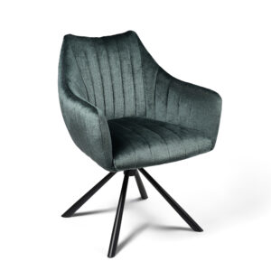 Dining Chair Sonet/ Lotta 78, Blue-Green (Swivel Base)