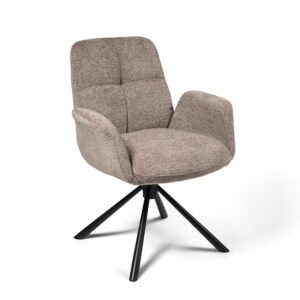 Dining Chair Christy / Raven 30, Beige (Swivel Base)