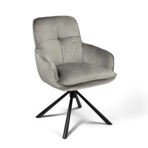 Dining Chair Burby / Lotta 09, Light Gray (Swivel Base)