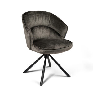 Dining Chair Ronda / Lotta 43, Chocolate Color (Swivel Base)