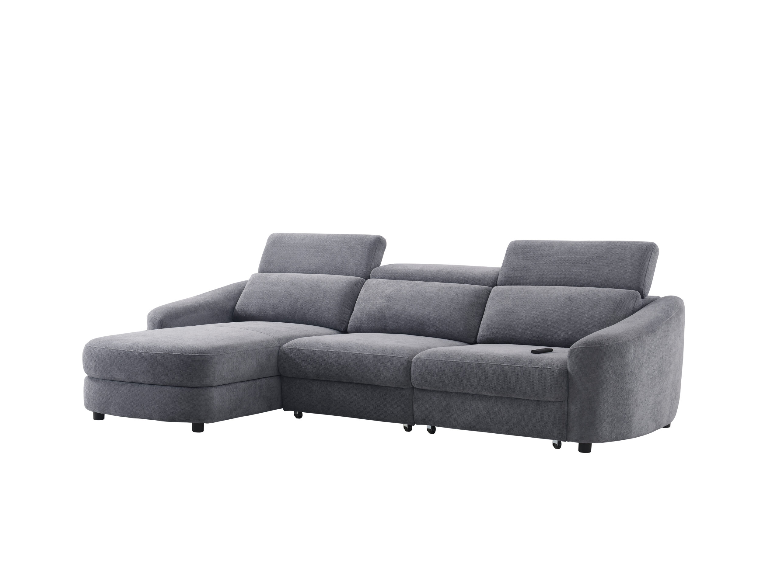SEDONA LV Corner 3-Seater Sofa, Dark Gray - Image 4