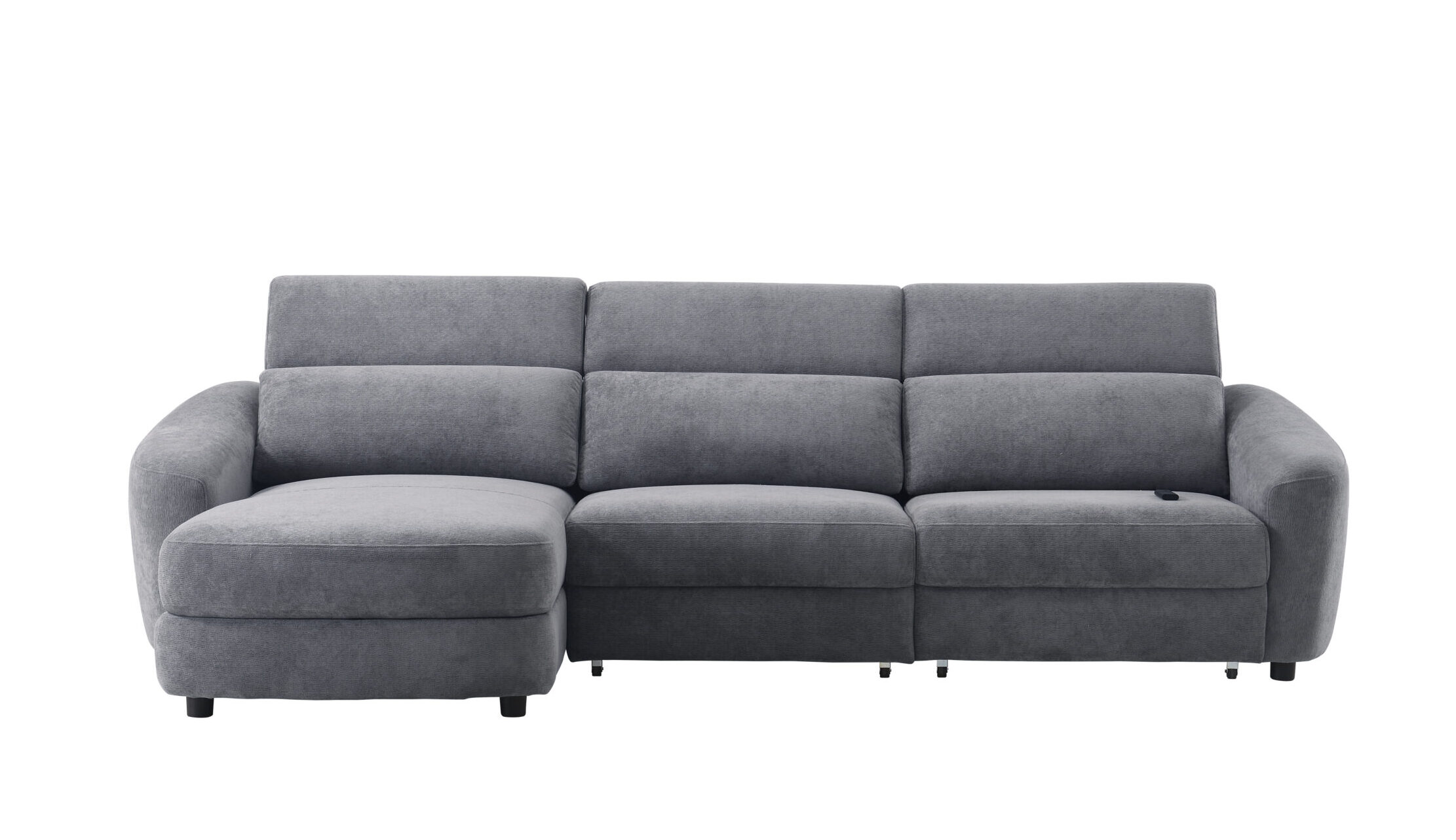 SEDONA LV Corner 3-Seater Sofa, Dark Gray