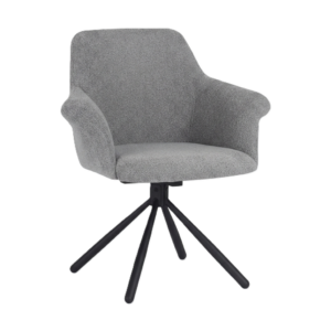 Dining Chair Pari/Anka 04-Swivel Conic KD, Light Gray