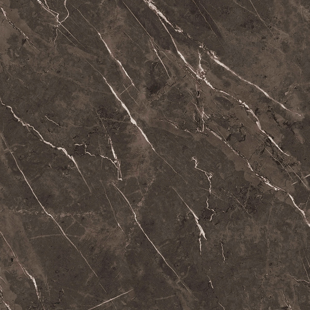 Klint 60 Coffee Table / Bianco High Gloss, Brownish-Grey (Marble Pattern) - Image 3
