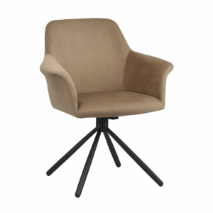 Dining Chair Pari/Anka 06-Swivel Conic KD, Taupe