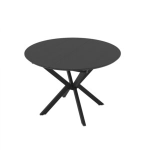 Extendable Dining Table Dobok 110 / Senkron Black, Black