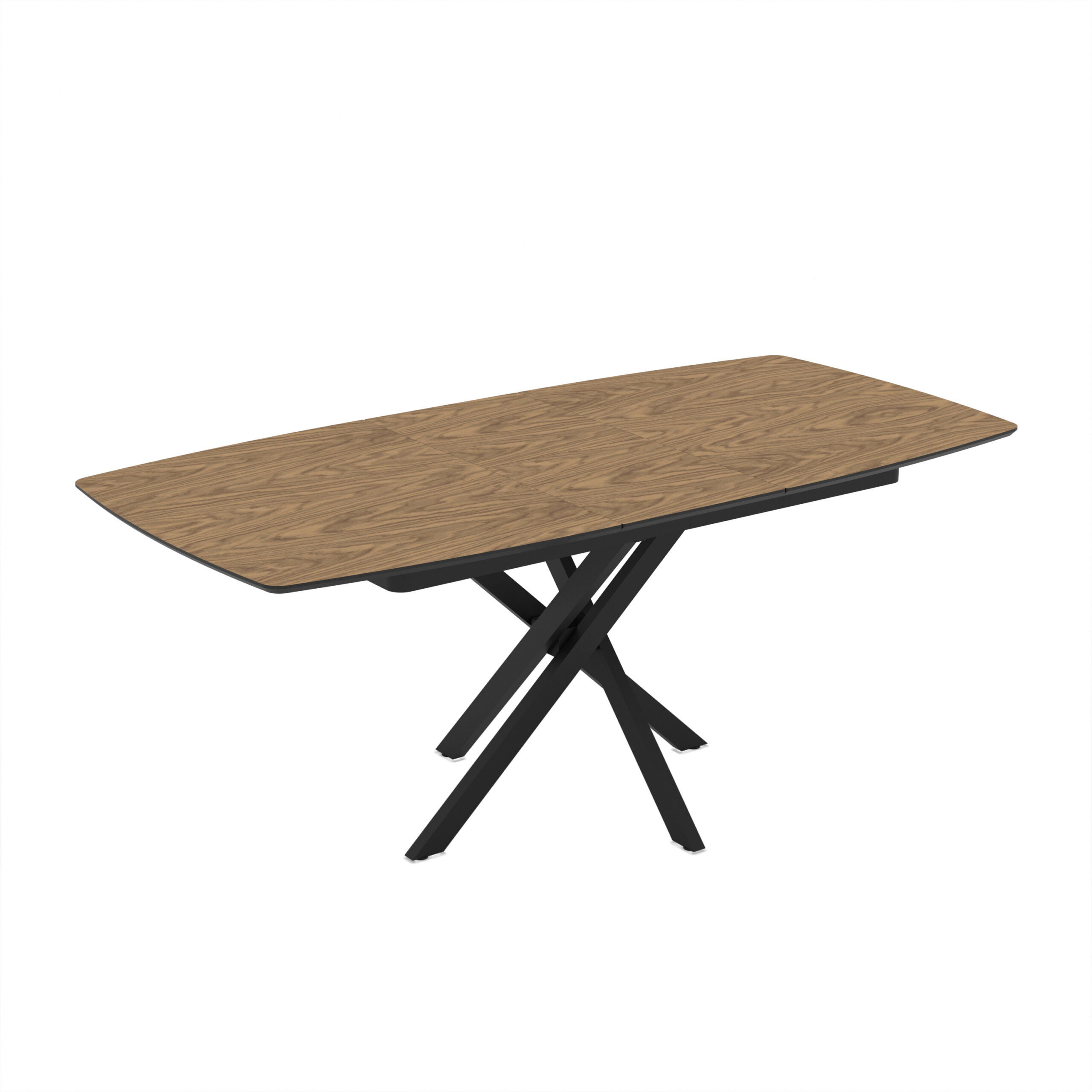 Filis 145 / Zirve Rectangular Extendable Dining Table, Brown (Wood Effect) - Image 5