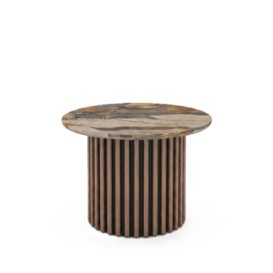 Miami 68 Coffee Table / Bianco High Gloss, Taupe (marble pattern) - small (Copy)