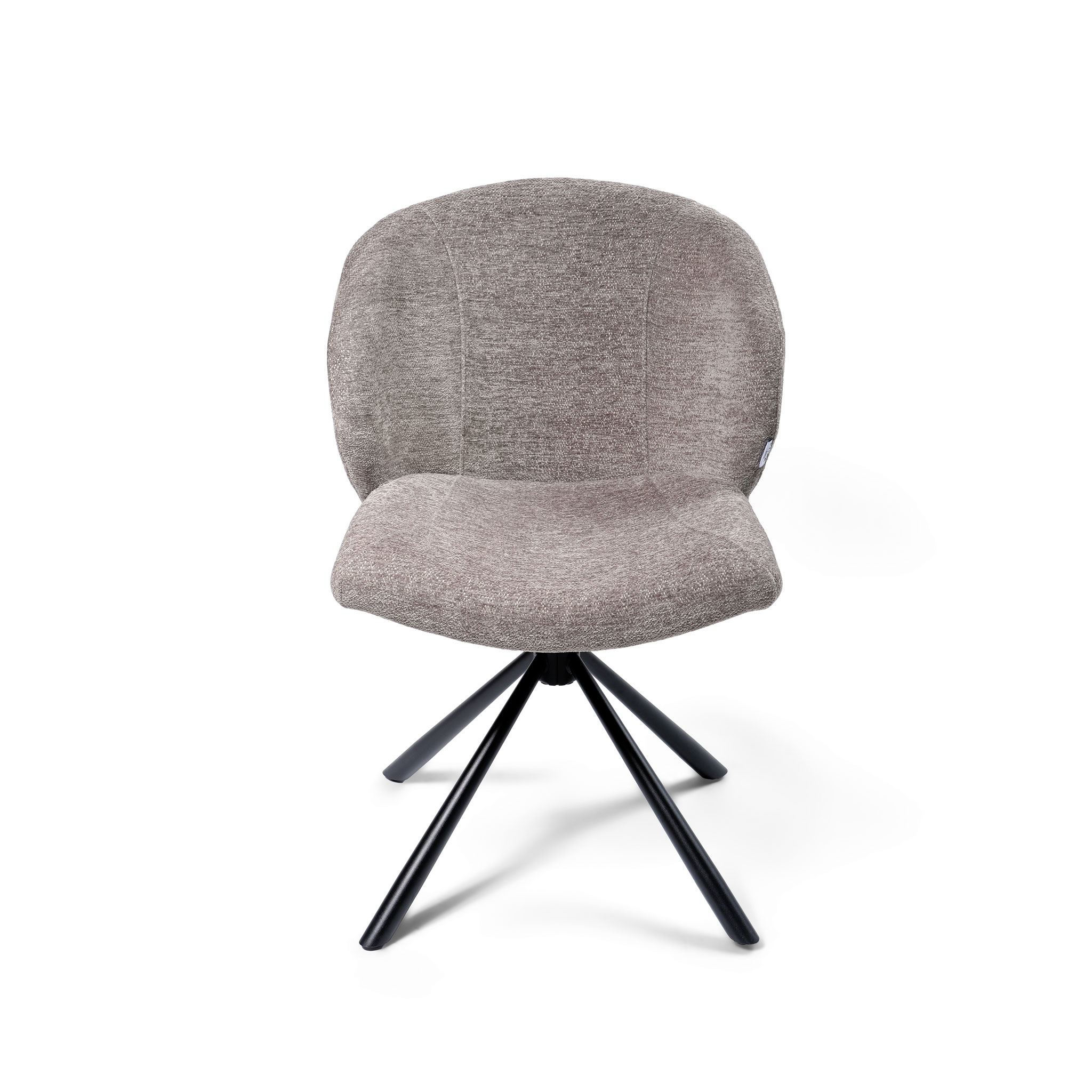 Dining Chair Amalia / Raven 30, Taupe (Swivel Base) - Image 5