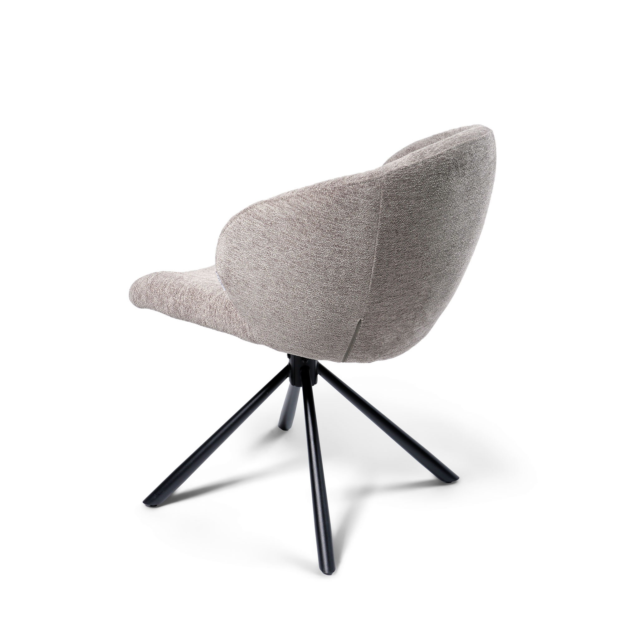 Dining Chair Amalia / Raven 30, Taupe (Swivel Base) - Image 2