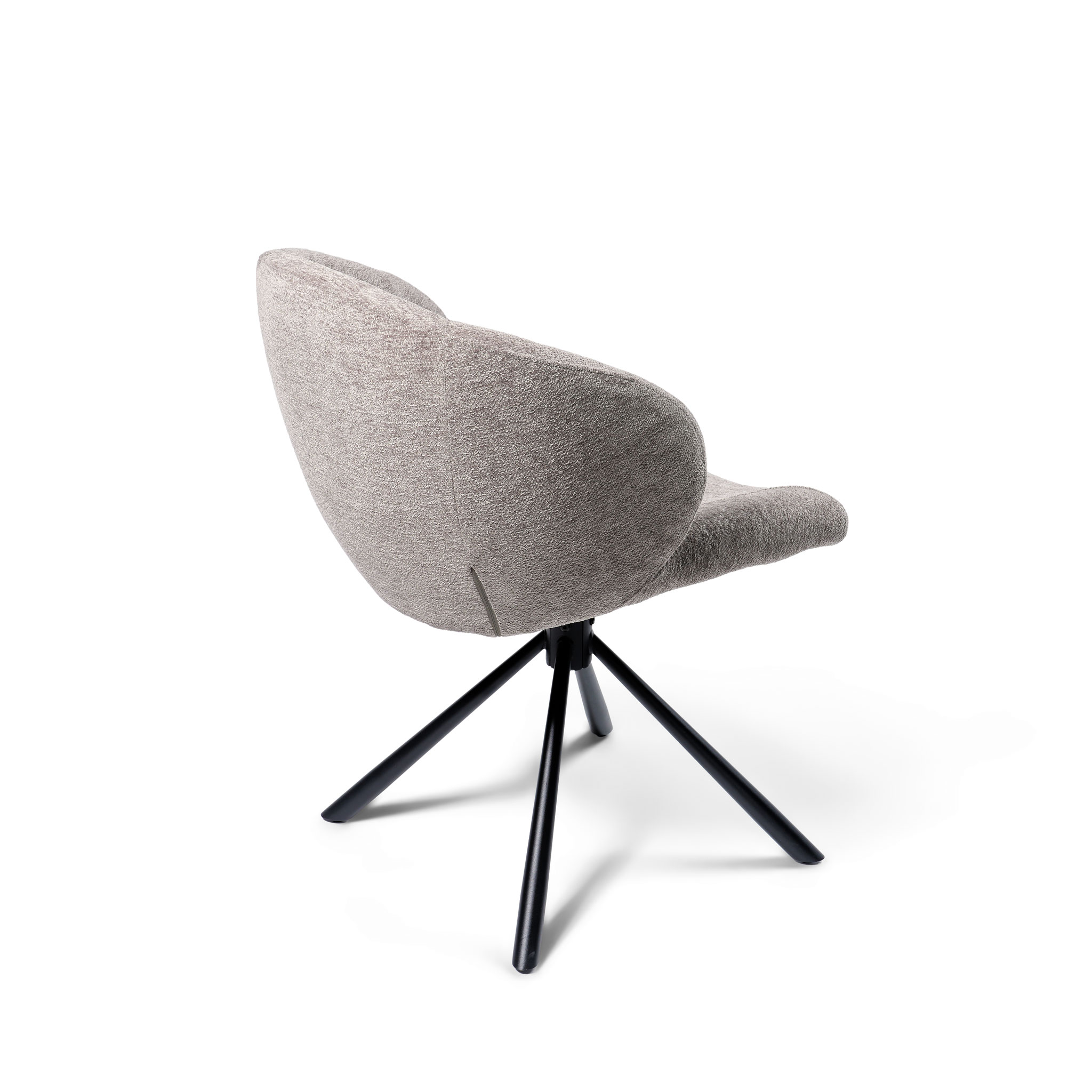 Dining Chair Amalia / Raven 30, Taupe (Swivel Base) - Image 4