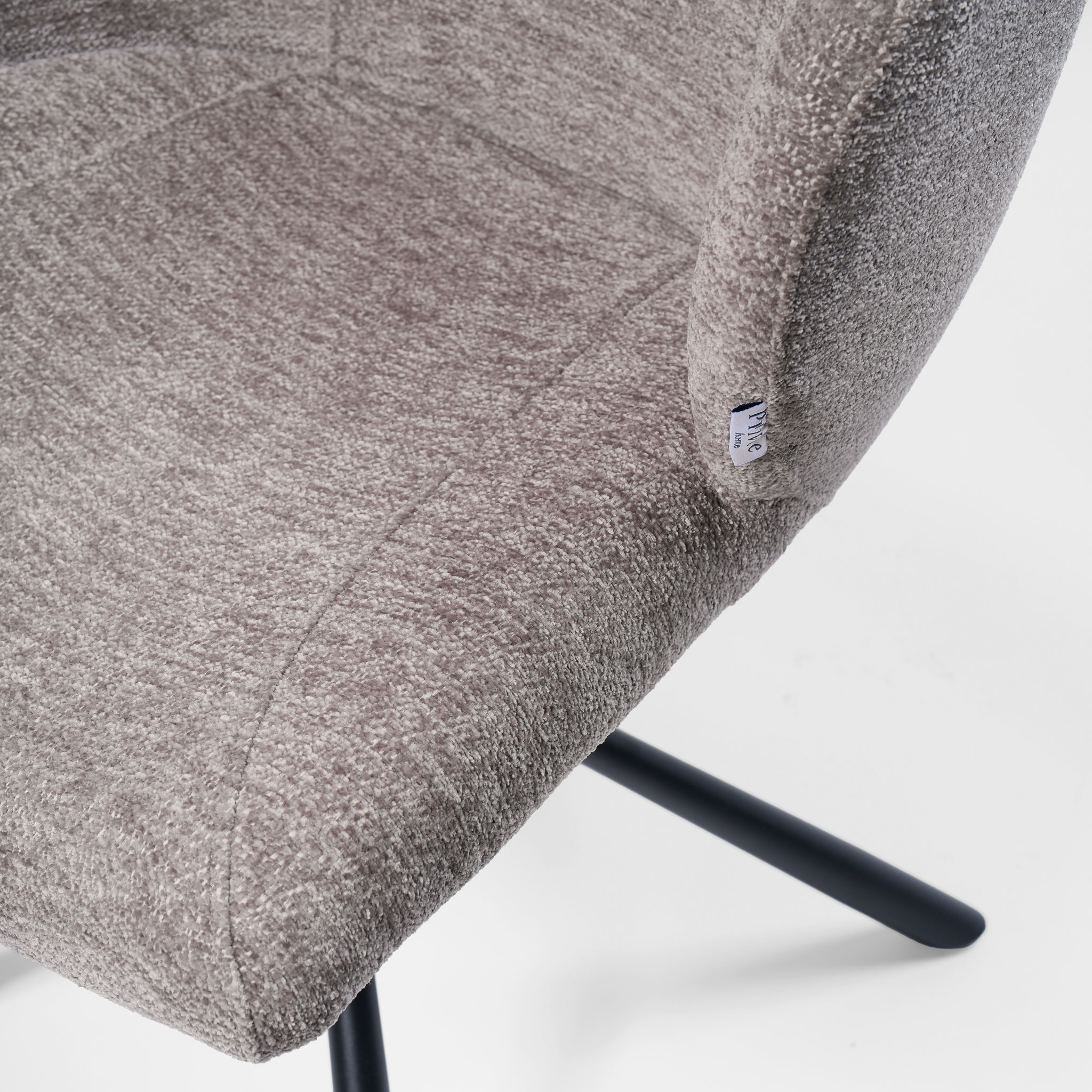 Dining Chair Amalia / Raven 30, Taupe (Swivel Base) - Image 7