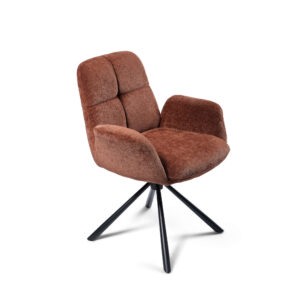 Dining Chair Christy / Judy 500, Brown (Cognac) (Swivel Base)