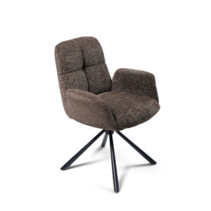 Dining Chair Christy / Raven 45, Brown (swivel base)