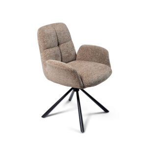 Dining Chair Christy / Raven 34, Light Brown (swivel base)