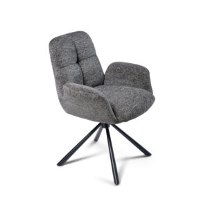 Dining Chair Christy / Raven 13, Grey (swivel base)