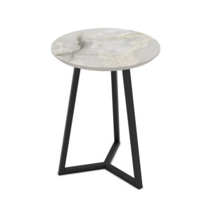 Klint 40 / Mola Side Table, Light Grey (Marble Pattern)