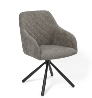 Dining Chair Rarra/Uras 12-Swivel Conic KD, Gray (Copy)