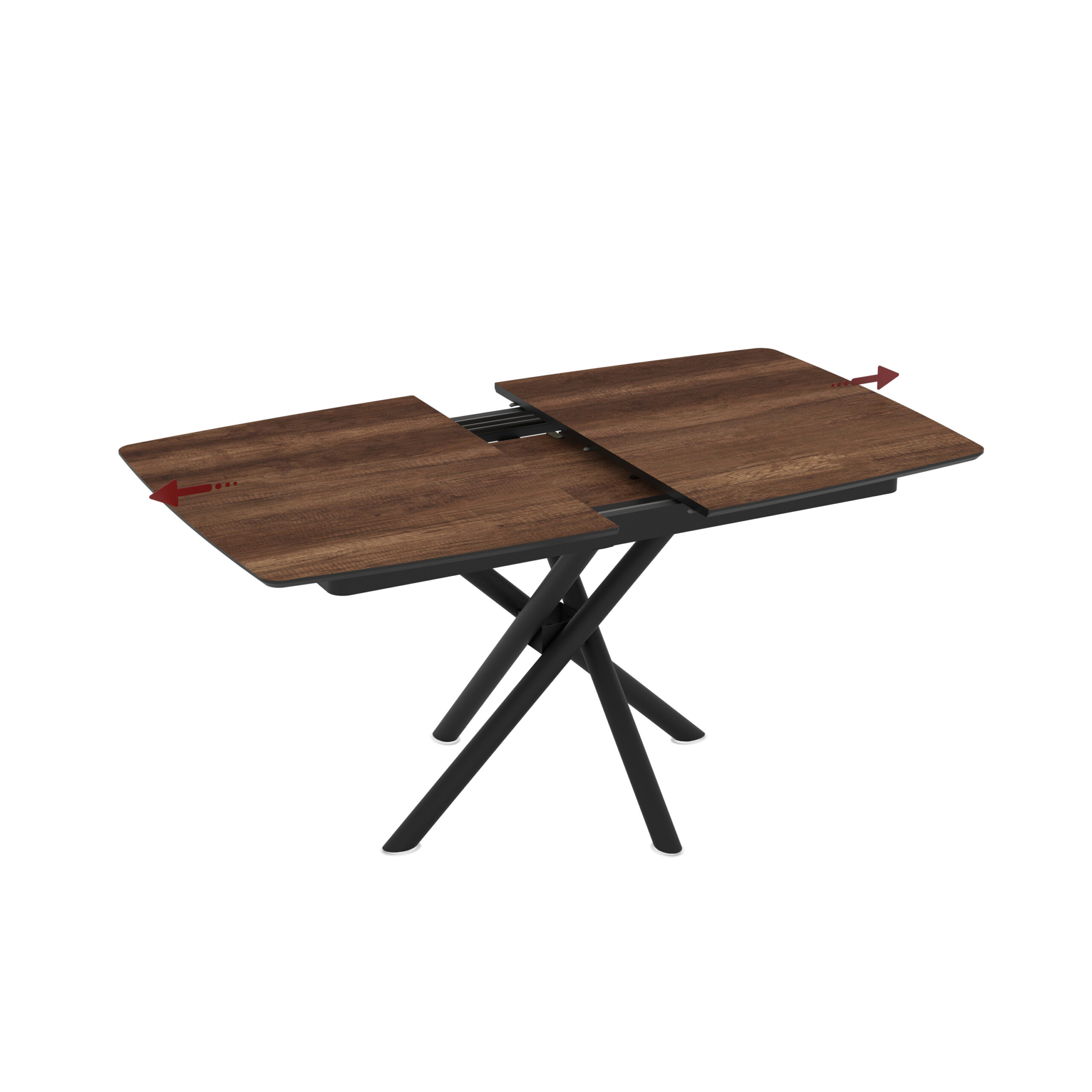 Extendable Dining Table Katrin 138 / Barok, Dark Brown (Wood Imitation) - Image 2