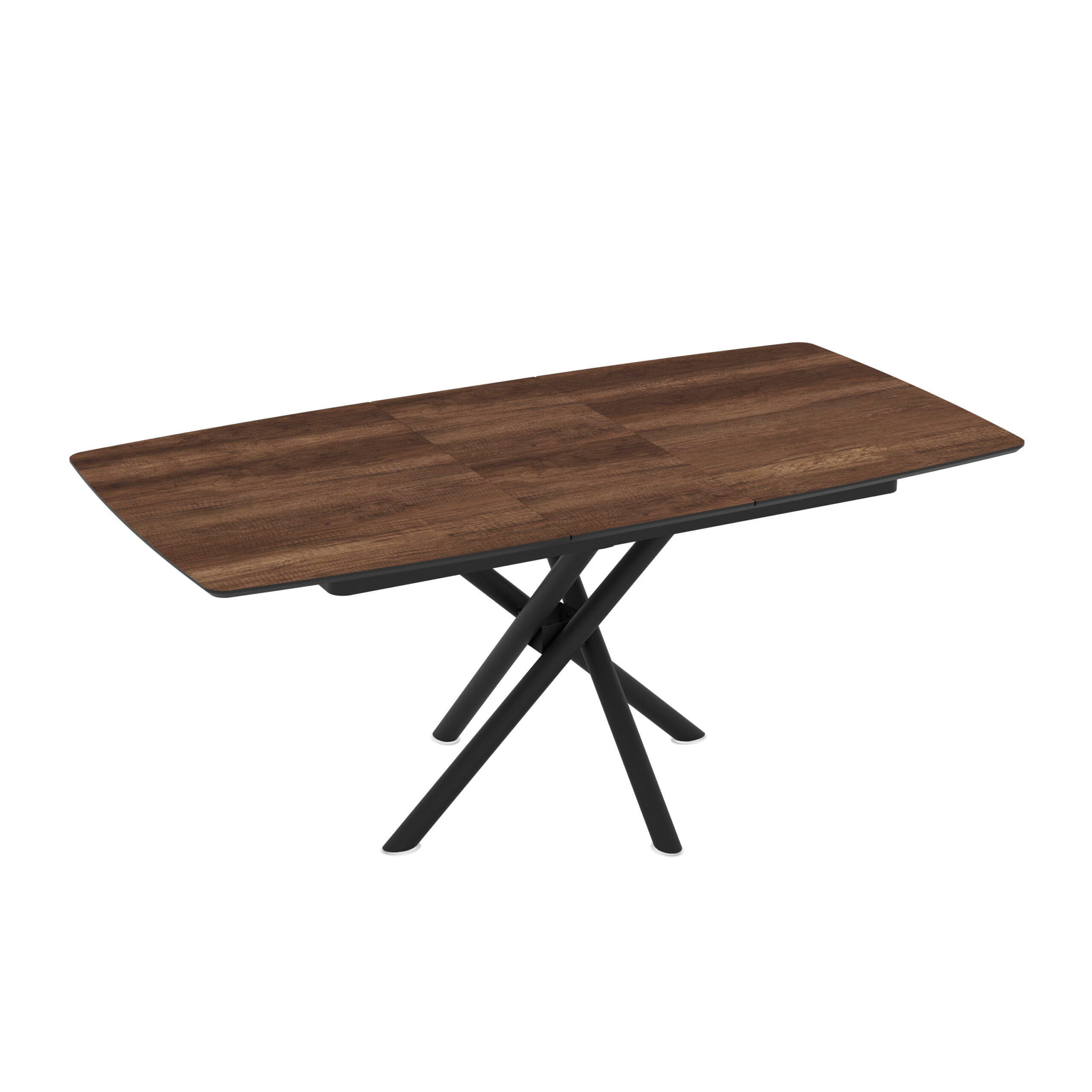 Extendable Dining Table Katrin 138 / Barok, Dark Brown (Wood Imitation) - Image 5