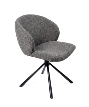 Dining Chair Amalia / Raven 30, Taupe (Swivel Base)